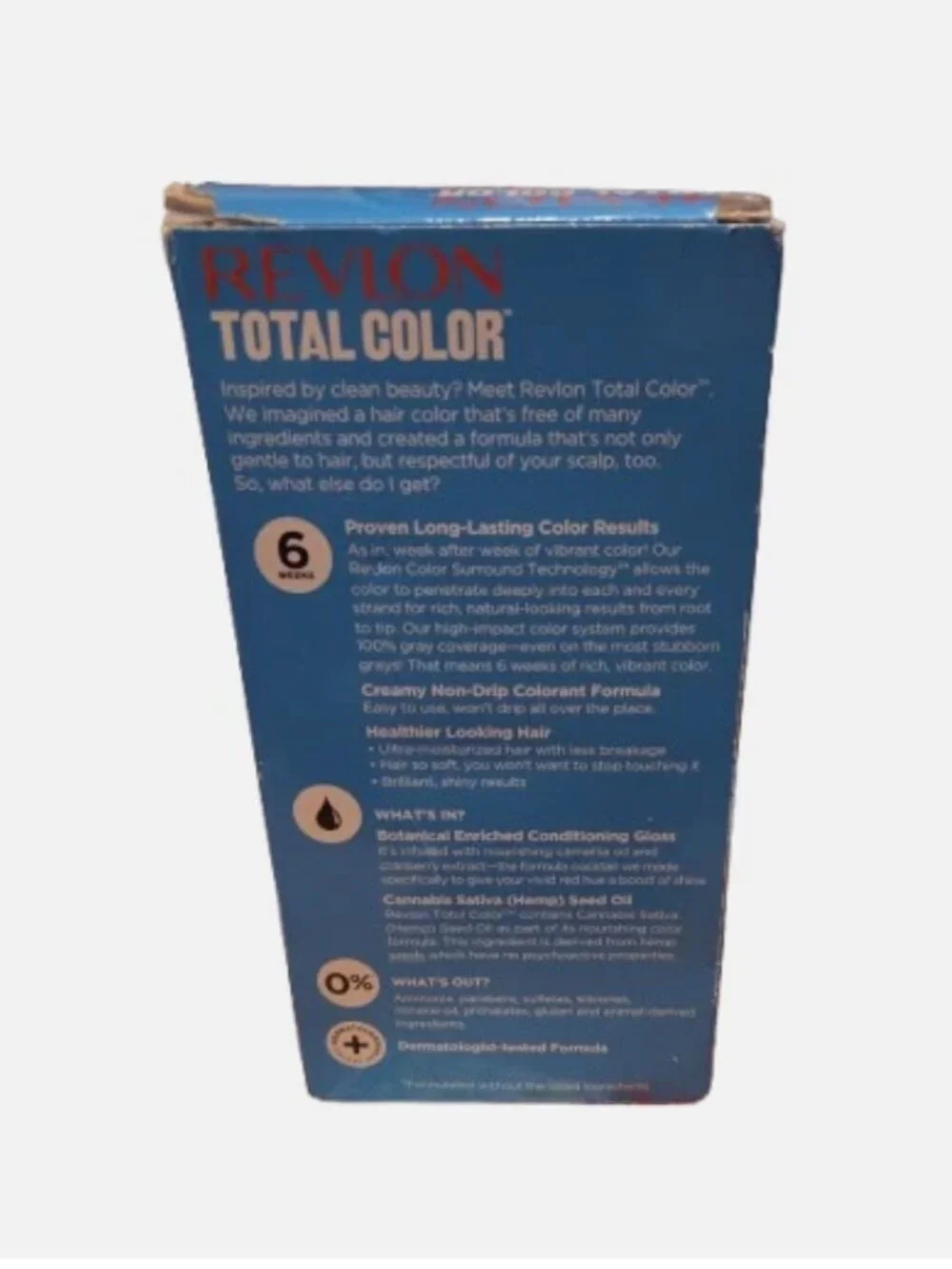Revlon Total Color Nourishing Cream Formula Hair Color 48BV Burgundy Vegan New